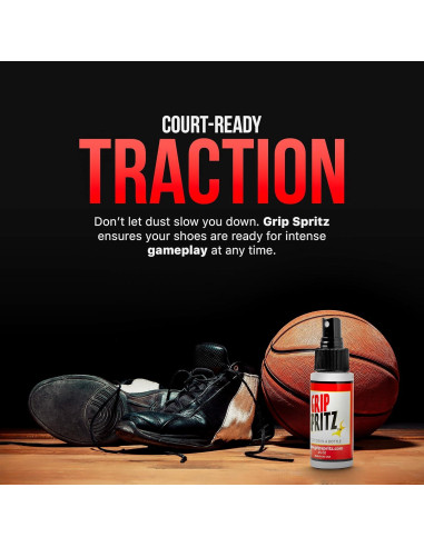 Grip Spritz - Spray para agarre de zapatos de baloncesto - 2 botellas