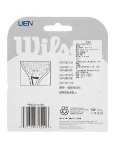 Empuñadura de Raqueta de Tenis Wilson Shock Trap - Negro/Transparente 2