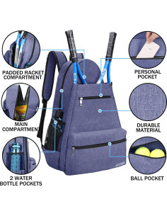 Mochila de Tenis ACOSEN 2021 - Gran Capacidad y 7 Bolsillos 2