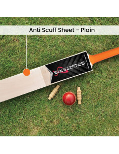 Hoja Antidesgaste para Bate de Críquet SPORTAXIS - Transparente - Paquete de 2 2