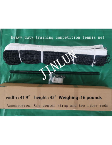 Red de Tenis Profesional JINLUN JLT-127-111 12.7m Alta Resistencia