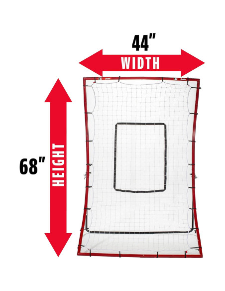 Red de Rebote de Béisbol Franklin Sports 68x44 cm - Entrenador de Fildeo