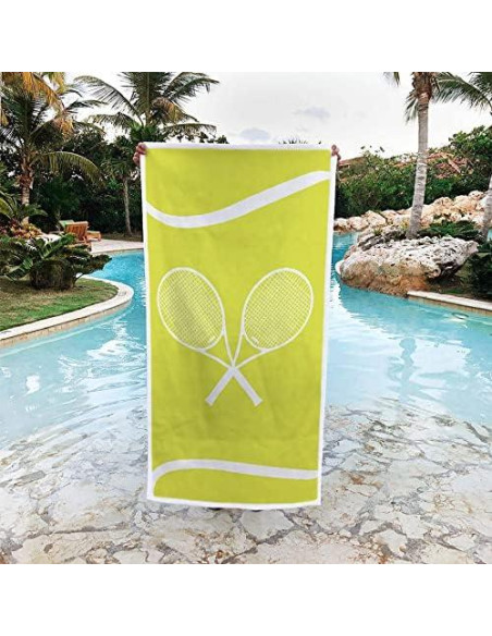 Toalla de Playa ChalkTalkSPORTS 152.4x76.2cm Algodón Tenis