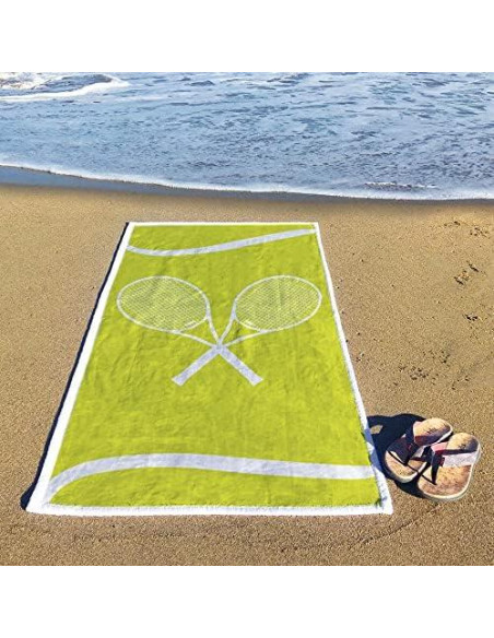 Toalla de Playa ChalkTalkSPORTS 152.4x76.2cm Algodón Tenis