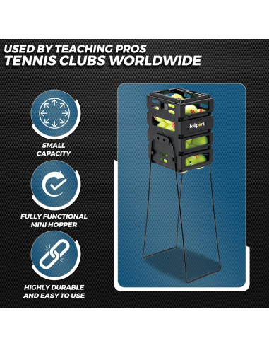 Recogedor de Pelotas de Tenis Tourna Ballport Rojo 36 Pelotas