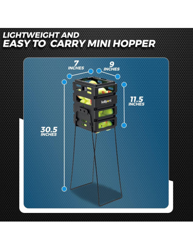 Recogedor de Pelotas de Tenis Tourna Ballport Rojo 36 Pelotas