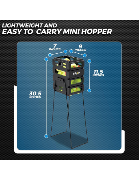 Recogedor de Pelotas de Tenis Tourna Ballport Rojo 36 Pelotas