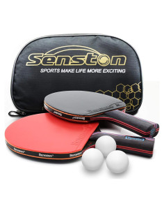 Set de 2 Palas de Tenis de Mesa Senston Profesionales Avanzadas