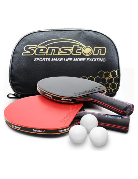 Set de 2 Palas de Tenis de Mesa Senston Profesionales Avanzadas