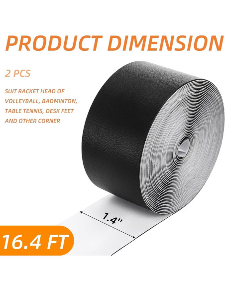 Cinta de Protección para Cabeza de Raqueta Nagpew 5m Negra