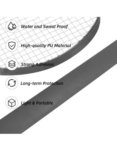 Cinta de Protección para Cabeza de Raqueta Nagpew 5m Negra