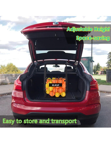 Recolector de Pelotas de Pickleball y Tenis ELKCIP con Ruedas