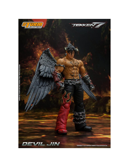 Figura de acción Storm Collectibles Devil Jin 20.32 cm Tekken 7