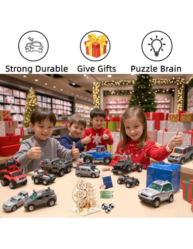 Kit de Pista de Canicas de Madera Solar PZ-035 Juguete STEM