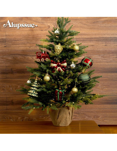 Set de 82 Bolas de Navidad Alupssuc Irrompibles Dorado, Rojo y Verde