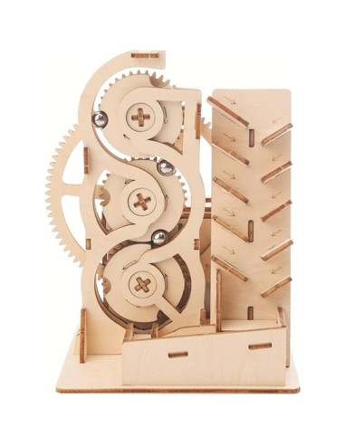 Kit de Pista de Canicas de Madera Solar PZ-035 Juguete STEM