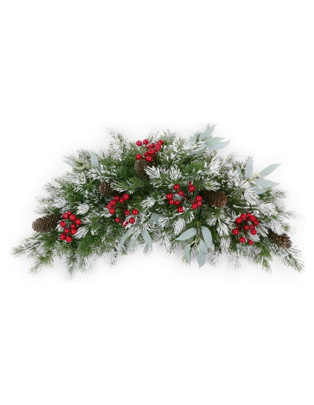 Adorno Navideño HiiARug 66 cm Buzón Artificial con Piñas