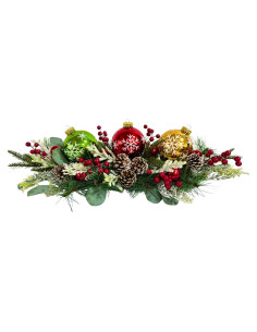 Centro de Mesa Iluminado Navideño Svndlyn 66 cm con Adornos