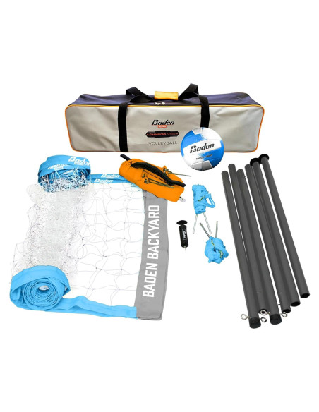 Conjunto de Red de Voleibol Baden Serie Campeones 9.75m x 0.91m