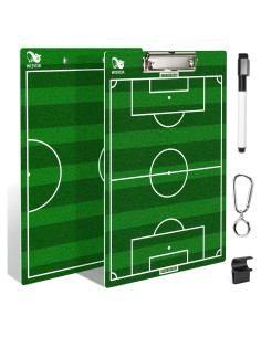 Pizarra de Entrenamiento de Fútbol WISYOK Doble Cara 33x23cm