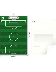 Pizarra de Entrenamiento de Fútbol WISYOK Doble Cara 33x23cm 2