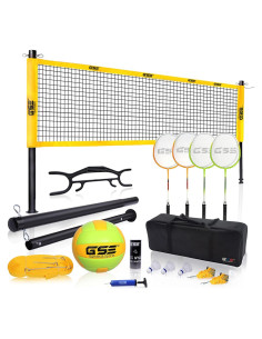 Conjunto Profesional de Voleibol y Bádminton GSE - 2 en 1