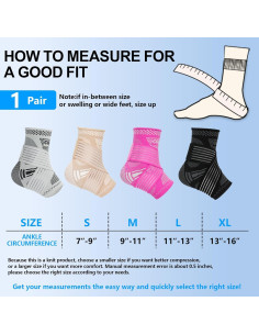 Férula de Tobillo de Cobre DRNAIETY - Compresión Ajustable M 2