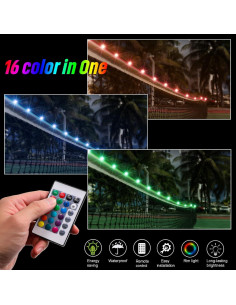 Luz LED para Red de Bádminton Eliteemo 5.18m Control Remoto 2