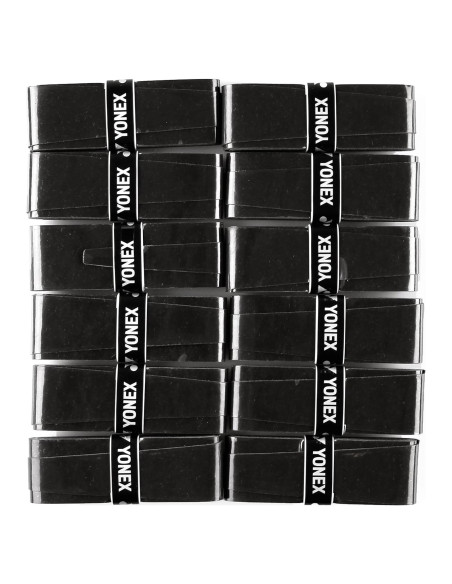 Overgrip Yonex Super Grap 30 Pack Negro/Blanco 0.6mm