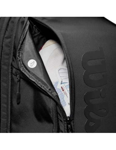 Mochila de Tenis Wilson Super Tour Pro Staff Negra