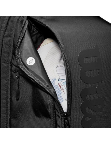 Mochila de Tenis Wilson Super Tour Pro Staff Negra