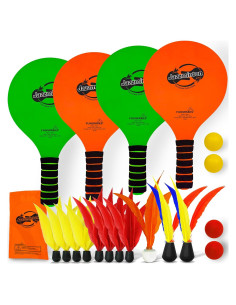 Juego de Palas Jazzminton Select Doble - Set de 4 Palas