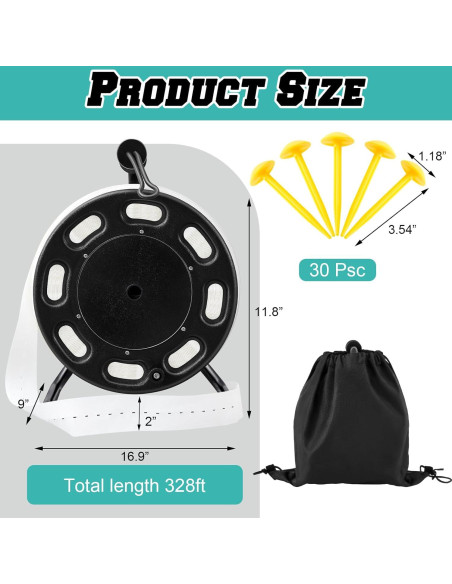 Cinta de Marcado de Campo Shimeyao 100 m para Deportes