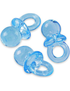 Mini Chupetes Acrílicos Super Z Outlet 144 Piezas Azul 2