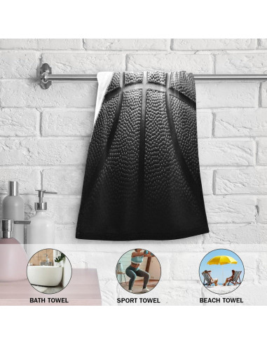 Juego de 2 Toallas de Mano Baloncesto YOCIBIUT 36.6x72cm