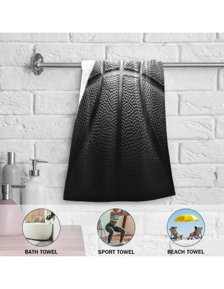 Juego de 2 Toallas de Mano Baloncesto YOCIBIUT 36.6x72cm