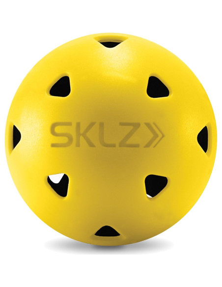 Bolas de Golf de Práctica SKLZ, Vuelo Limitado, Paquete 12