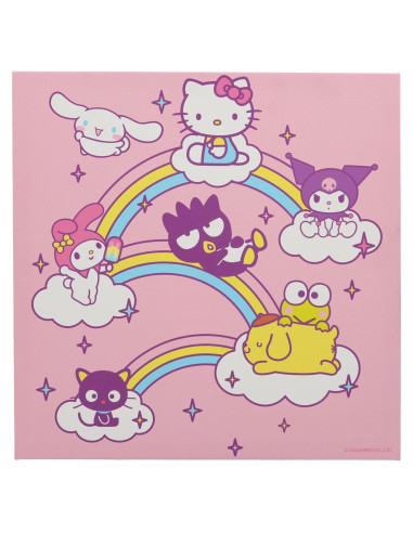 Arte de Pared Lienzo Hello Kitty y Amigos 30.48x30.48 cm