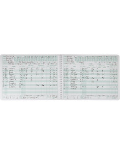 Libro de Puntuaciones de Baloncesto Cramer Mark V 30 Juegos 2