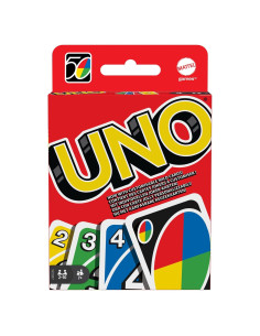 Juego de Cartas UNO Clásico Mattel - 112 Cartas - Comodines