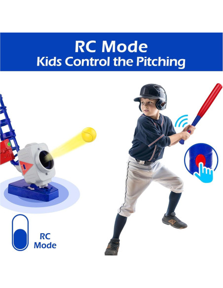 Máquina de Lanzamiento 2 en 1 iPlay, iLearn - Béisbol y Tenis