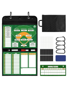 Tablero de Alineación de Béisbol Magnético HIGHRAZON Plegable