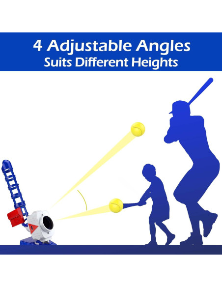 Máquina de Lanzamiento 2 en 1 iPlay, iLearn - Béisbol y Tenis