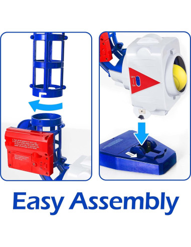 Máquina de Lanzamiento 2 en 1 iPlay, iLearn - Béisbol y Tenis