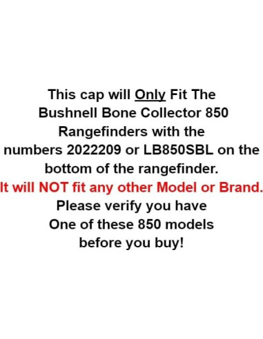 Tapa de Batería Reemplazo Bushnell Bone Collector 850 Negra