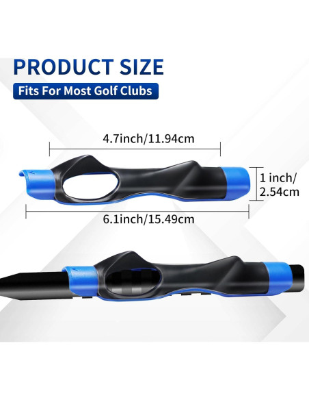 Entrenador de Agarre de Golf HRUIYL GDF-10 Azul