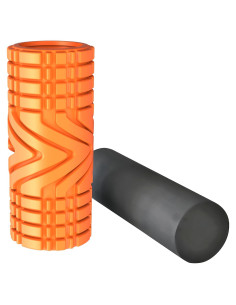 Rodillo de espuma 2 en 1 IRoller masaje profundo naranja