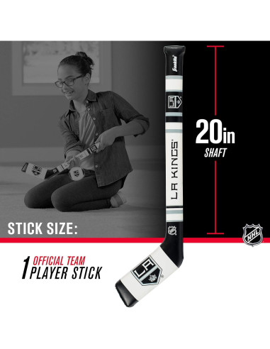 Conjunto Hockey Suave Franklin Sports NHL Los Angeles Kings