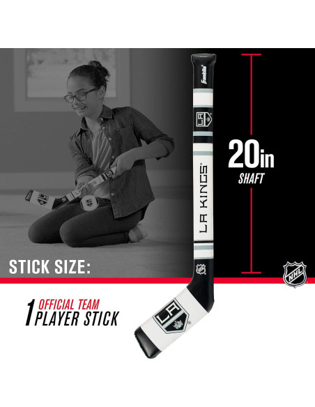 Conjunto Hockey Suave Franklin Sports NHL Los Angeles Kings