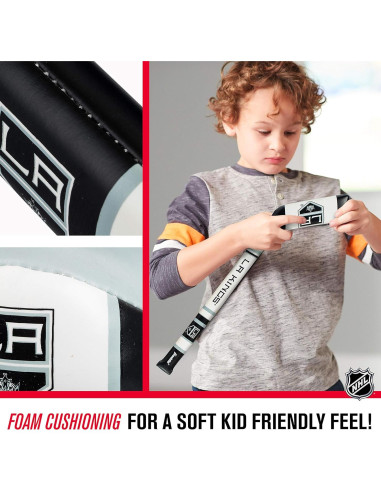 Conjunto Hockey Suave Franklin Sports NHL Los Angeles Kings